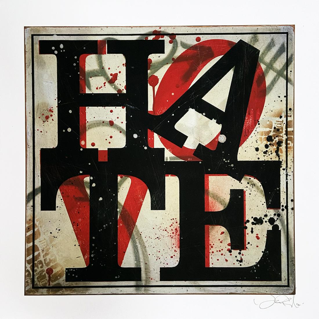 DENIAL 'Love/Hate' (mini) Giclée Print (1 of 6)