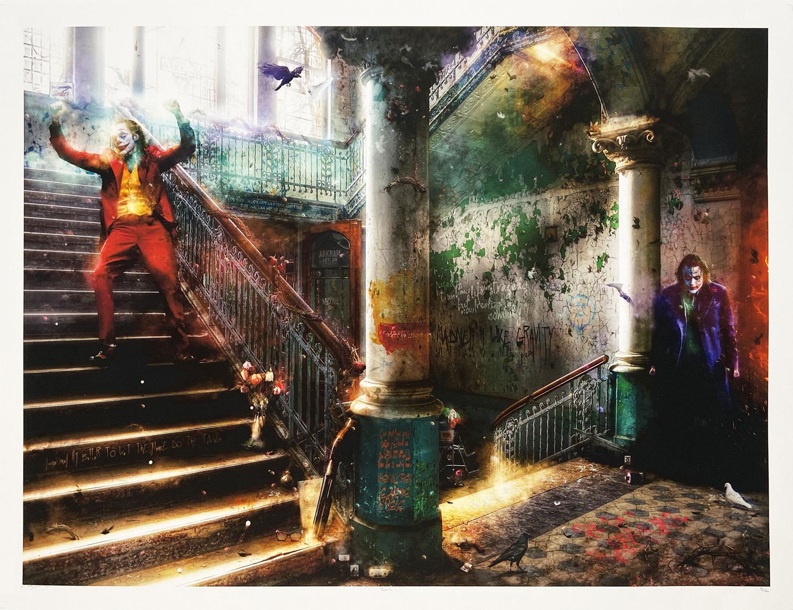 MARK DAVIES 'Smile (Joker)' Giclée Print (1 of 9)