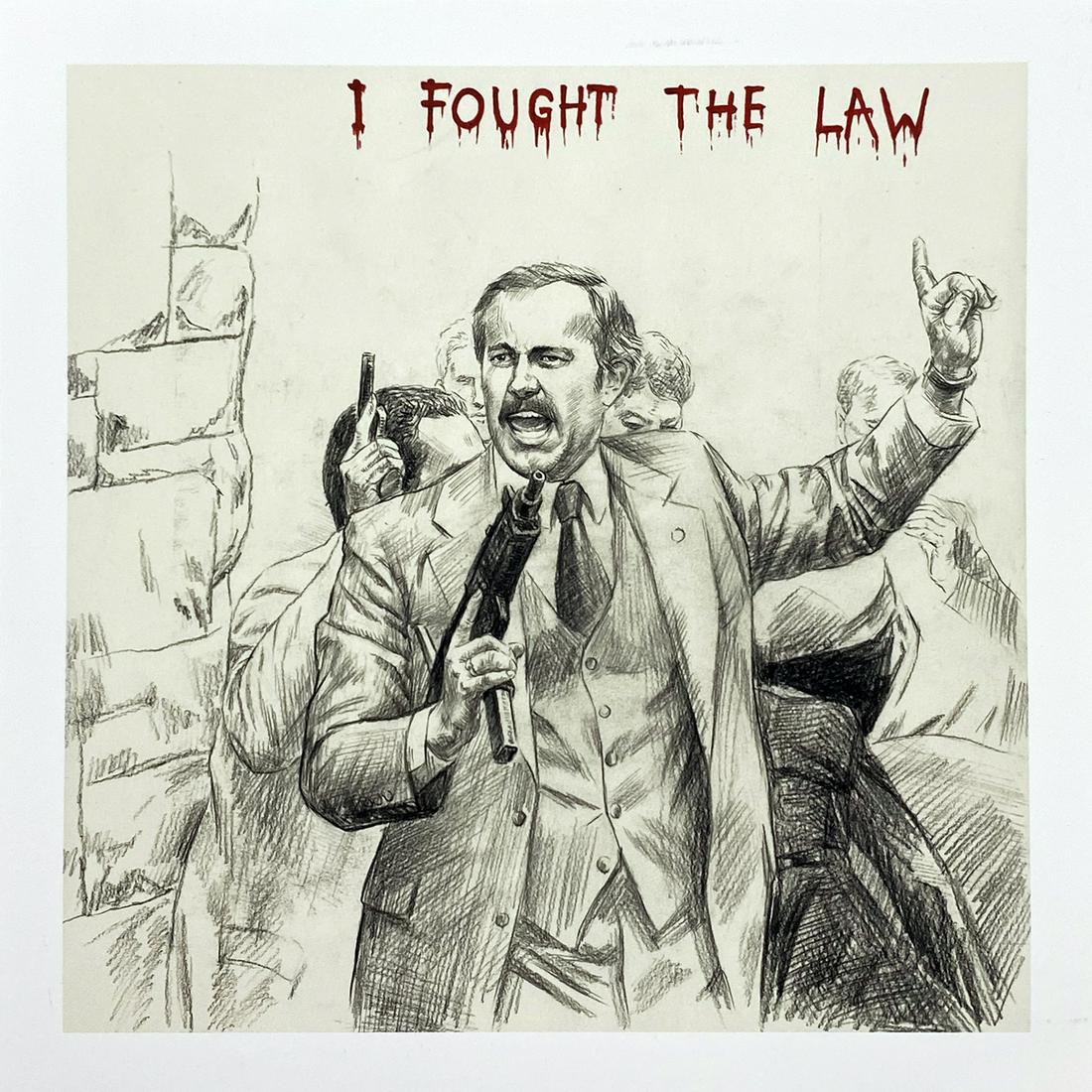 MASON STORM 'I Fought the Law' Mini-Screen Print (1 of 7)