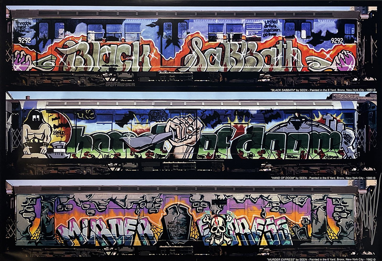 SEEN 'Subways' Hand-Signed Screen Print Poster (1 of 7)