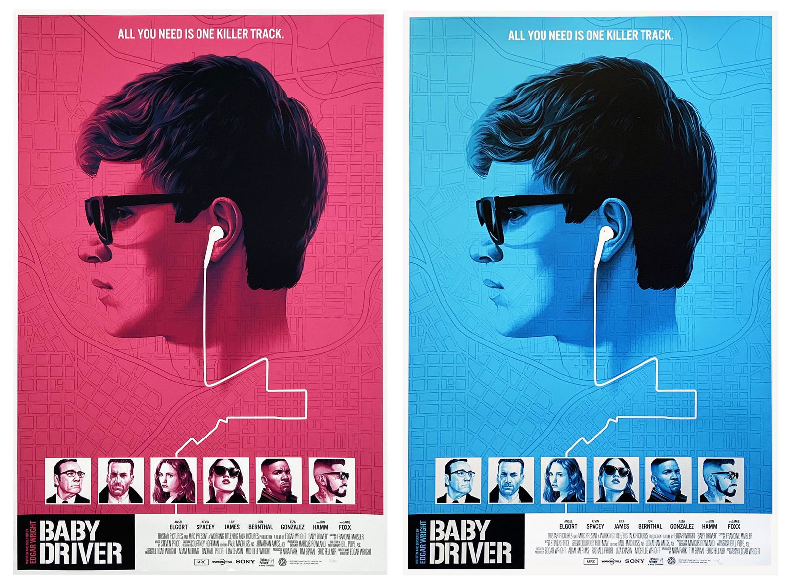 PHANTOM CITY CREATIVE 'Baby Driver' Screen Print SET (1 of 11)