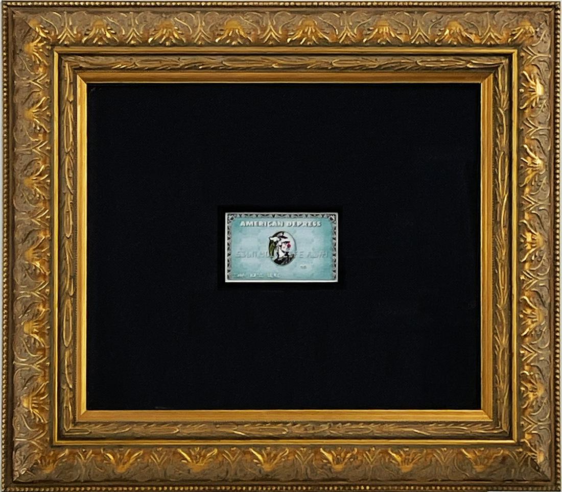 D*FACE x BANKSY 'American Depress' Framed Credit Card (1 of 8)