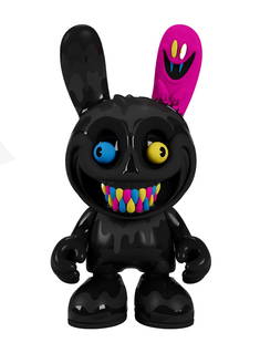 ALEX PARDEE x Superplastic 'Oozy SuperGuggi: After Pardee' Vinyl Art Figure: 'Oozy SuperGuggi' by Alex Pardee, 2022 Limited Edition Designer Figure collab. with Superplastic Toys. After Dark (black) variant. 8 Inches tall (figure) 10.5 x 6.2 x 4.7 Inches (box) 