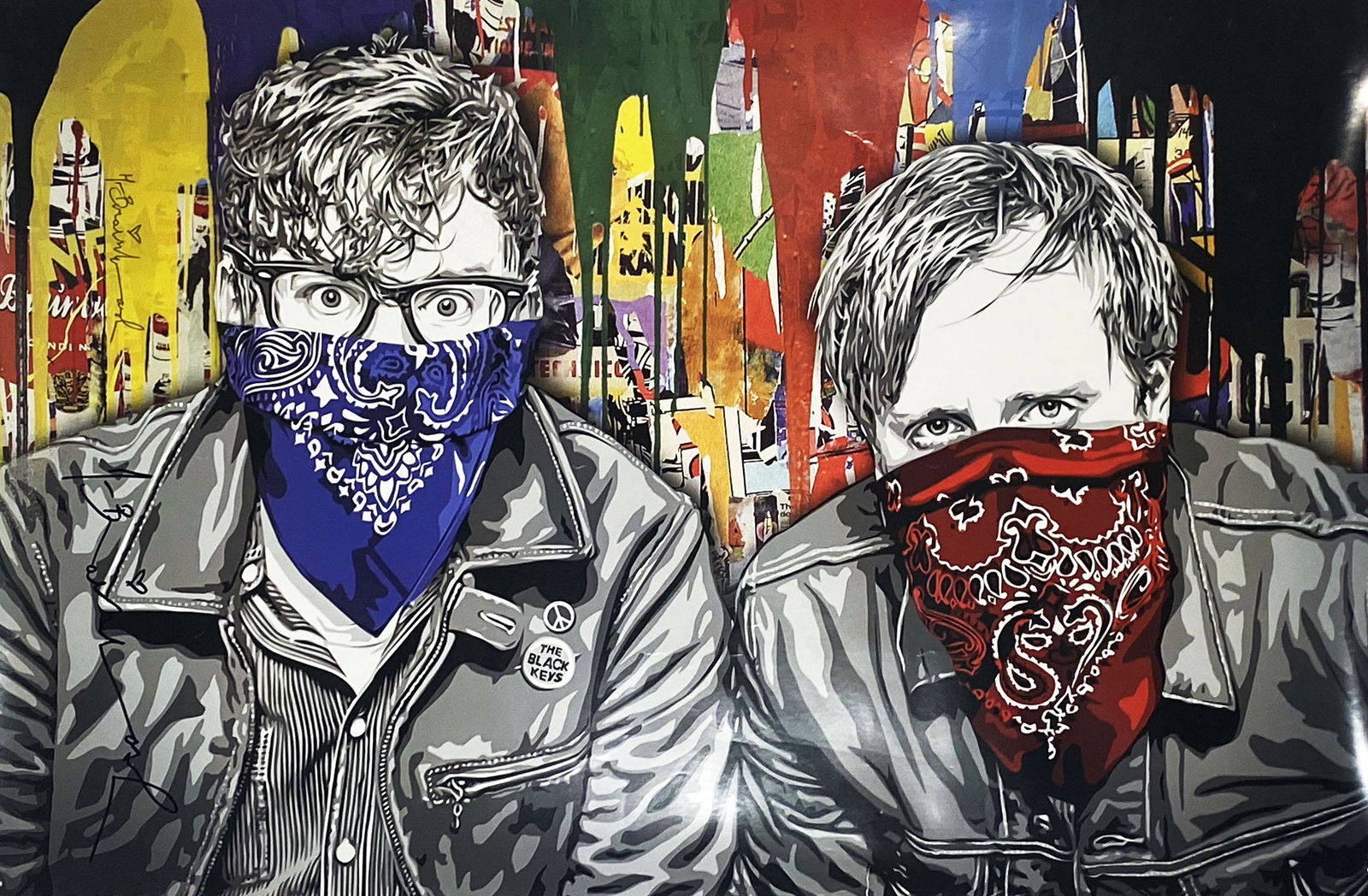 MR. BRAINWASH 'The Black Keys LA' SIGNED Offset Lithograph (1 of 11)
