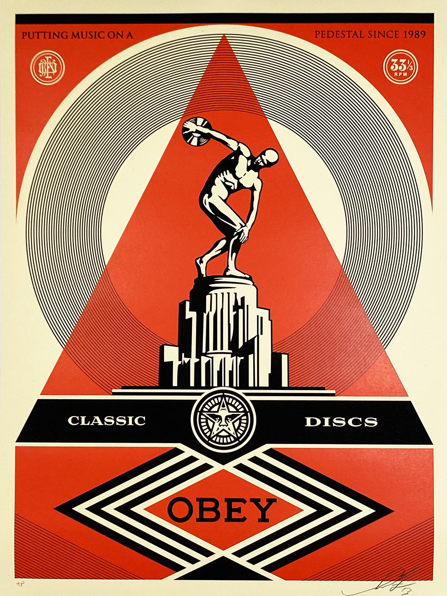 SHEPARD FAIREY 'Pedestal' RARE A/P Screen Print (1 of 8)