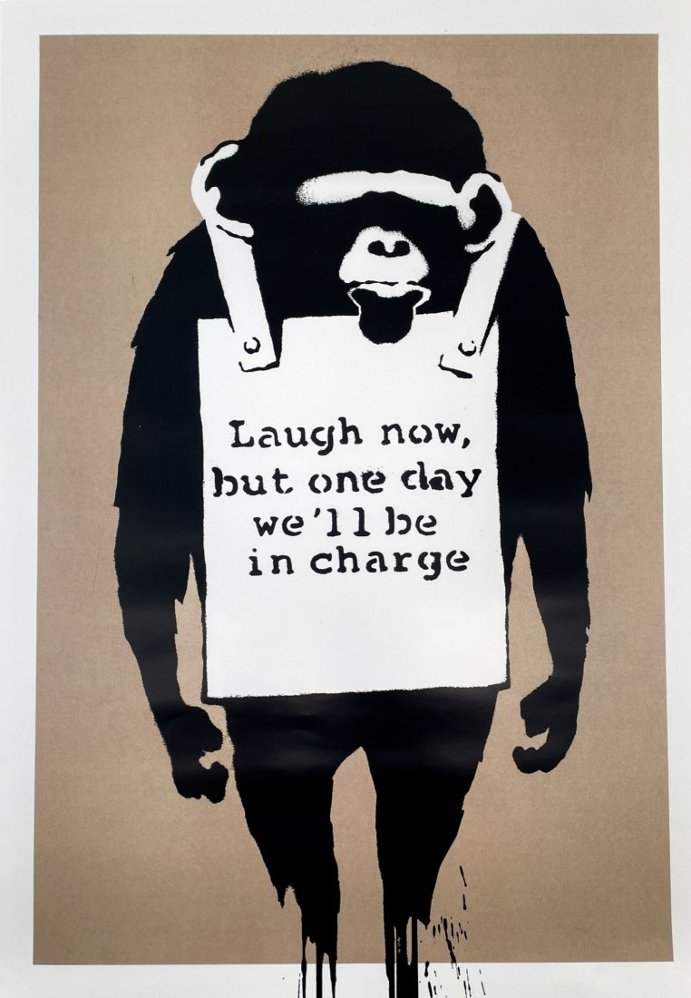 BANKSY x ART OF PROTEST MUSEUM 'Laugh Now' Offset Lithograph (1 of 6)