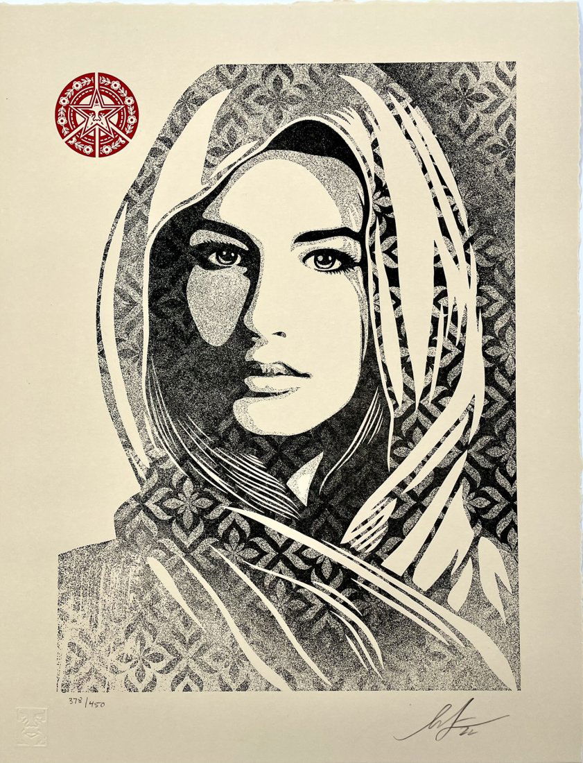 SHEPARD FAIREY 'Universal Dignity' Letterpress (1 of 6)