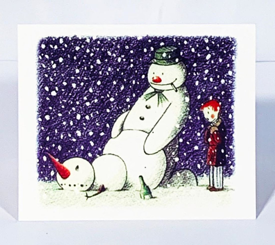 BANKSY 'Rude Snowman' Santa's Ghetto Christmas Card (1 of 6)