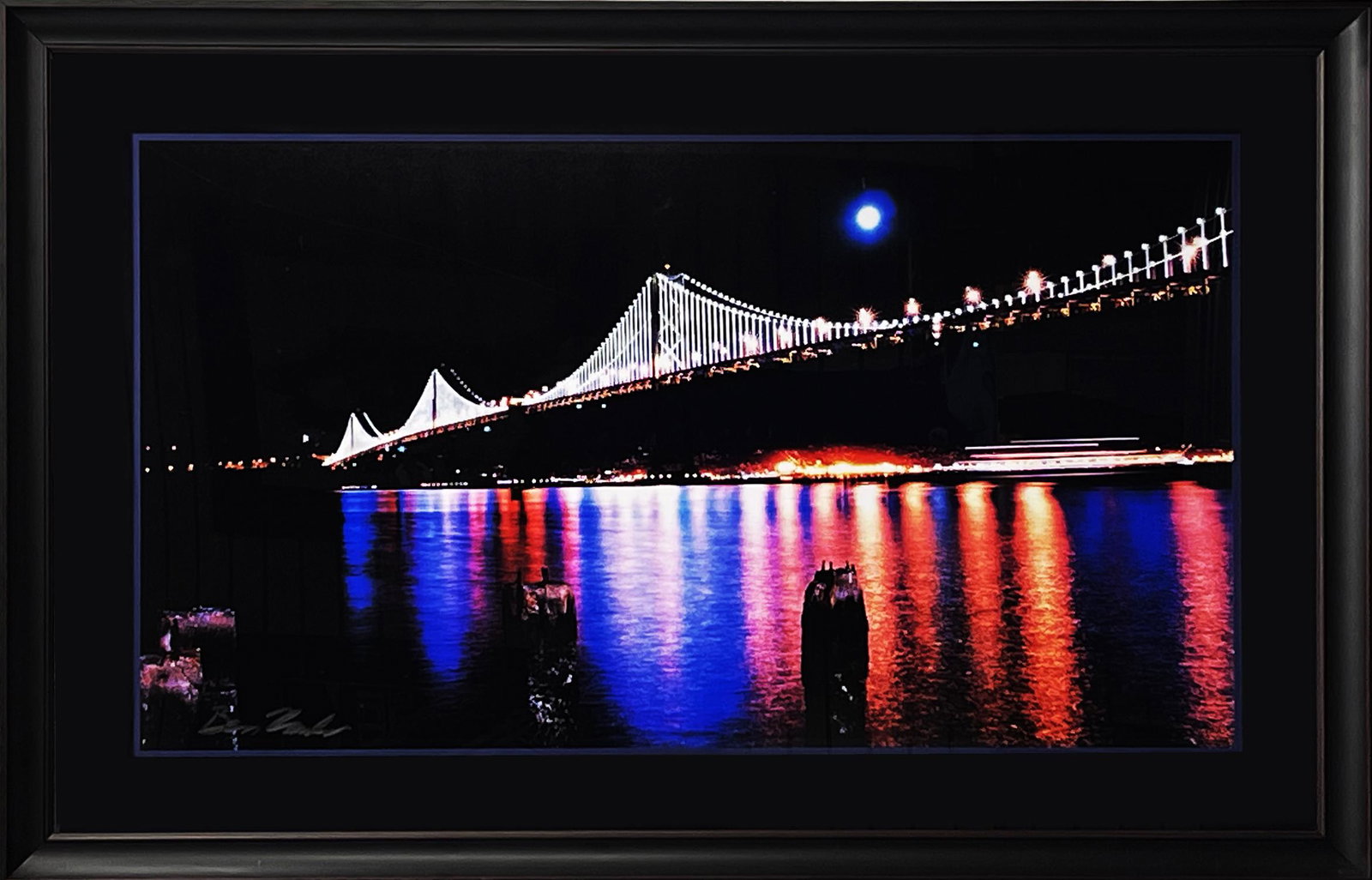 BEN MANARELLO 'Bay Bridge' Custom Framed Photograph Print (1 of 6)