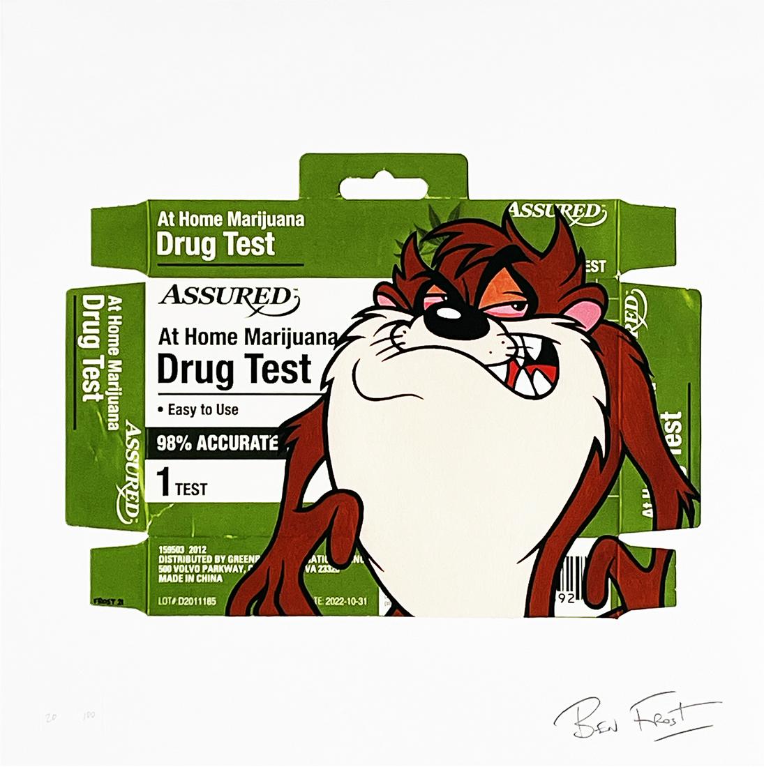 BEN FROST Dab Devil' Archival Pigment Print: 'Dab Devil' by Ben Frost, 2021 11.8 x 11.8 Inches 30 x 30 Centimeters Archival pigment print on 290gsm Somerset Hot Press fine art paper. Limited Edition of 100 (#20/100) Signed and numbered by the ar