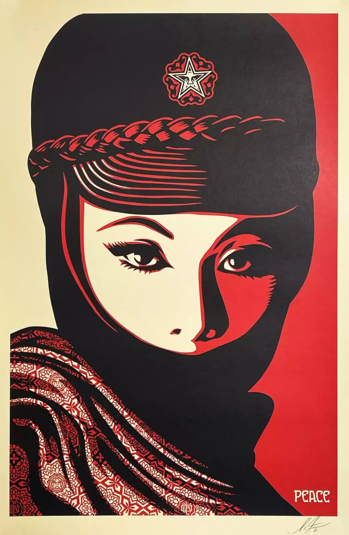 SHEPARD FAIREY 'Mujer Fatale' Screen Print (1 of 8)