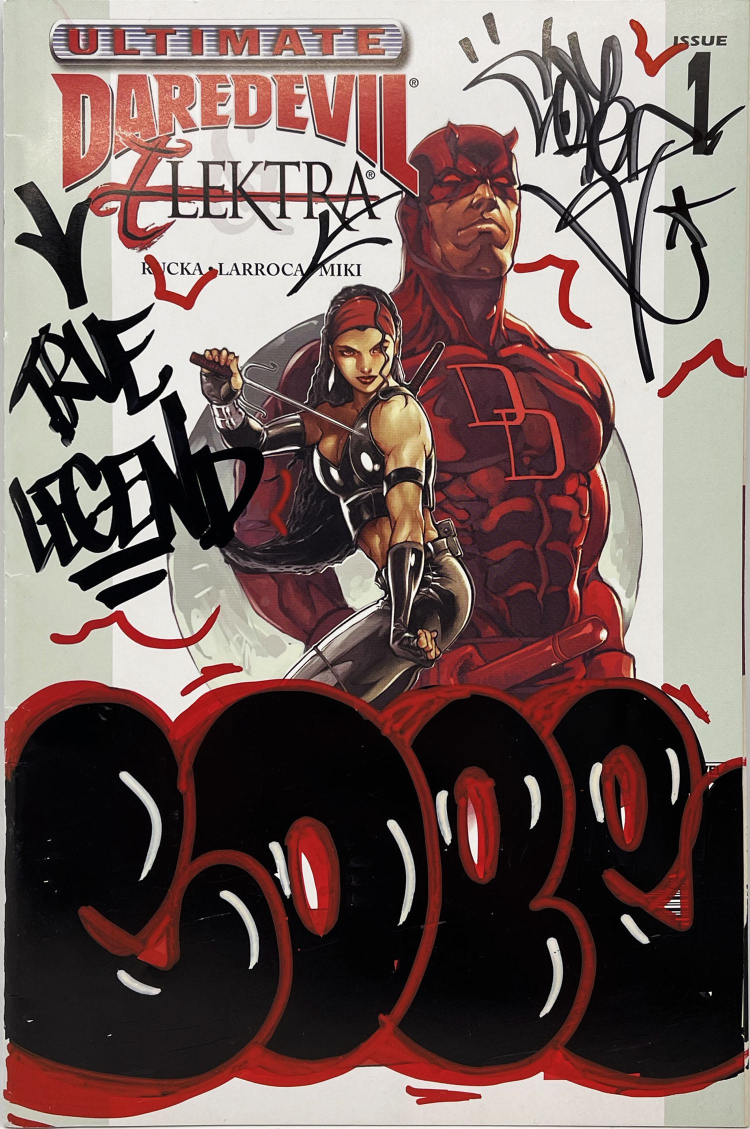 COPE2 'Daredevil' Hand-Painted Original on Comic Book (1 of 7)
