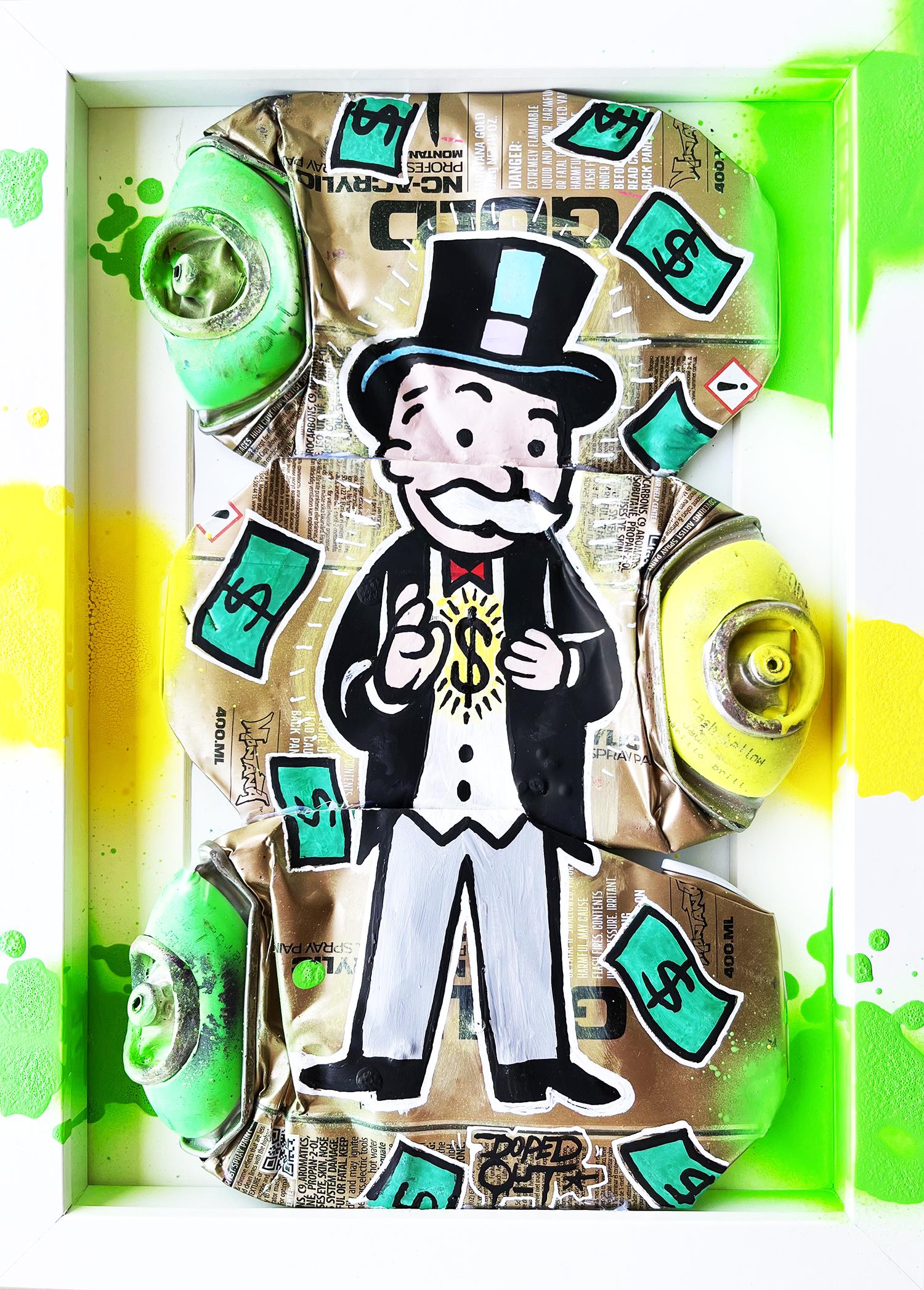 DOPED OUT M Monopoly Man Spray Smash' Original on Spray Cans (1 of 10)