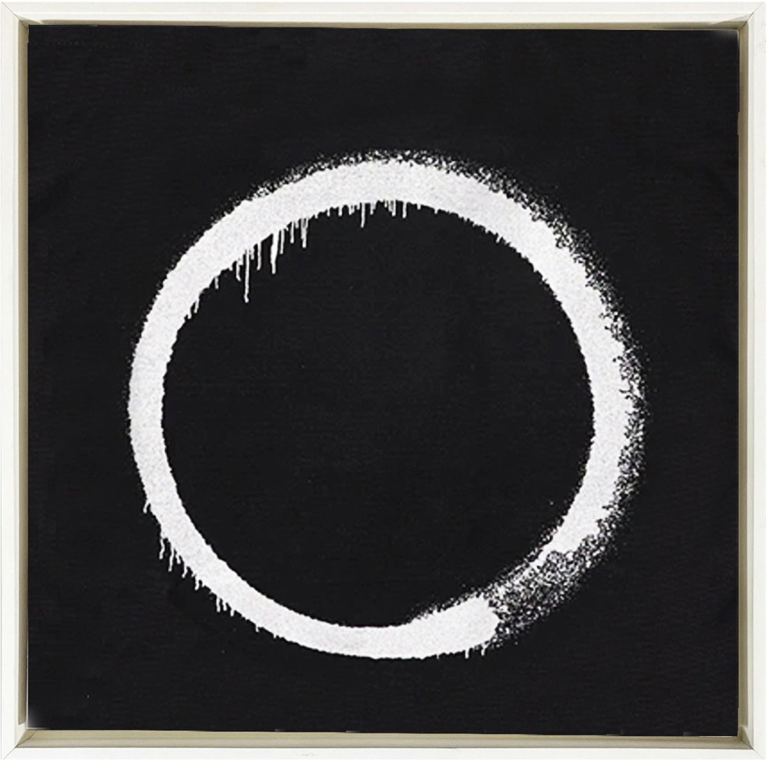 TAKASHI MURAKAMI 'Black Circle' Canvas Tote (1 of 6)