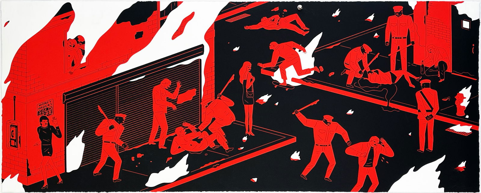 CLEON PETERSON 'Rule of Law 2' Screen Print (1 of 13)