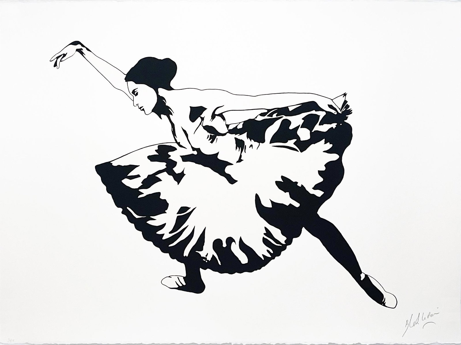 BLEK LE RAT 'Ballerina' Screen Print (1 of 10)