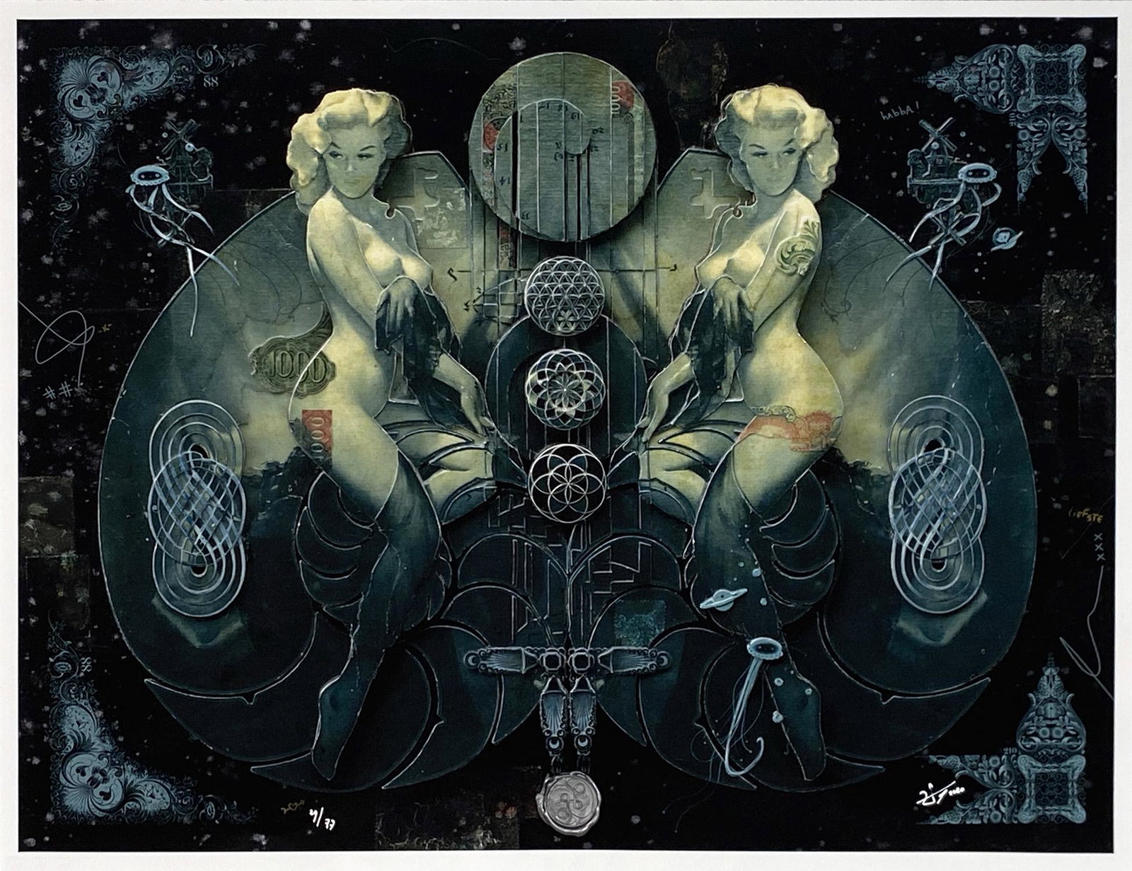 HANDIEDAN 'Triade' Giclée Print + Augmented Reality (1 of 9)
