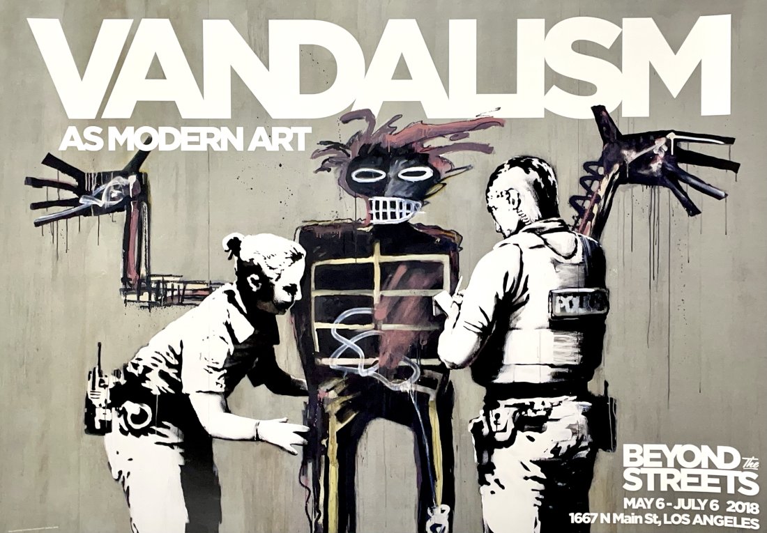 BANKSY 'Vandalism as Modern Art' Offset Lithograph (1 of 9)