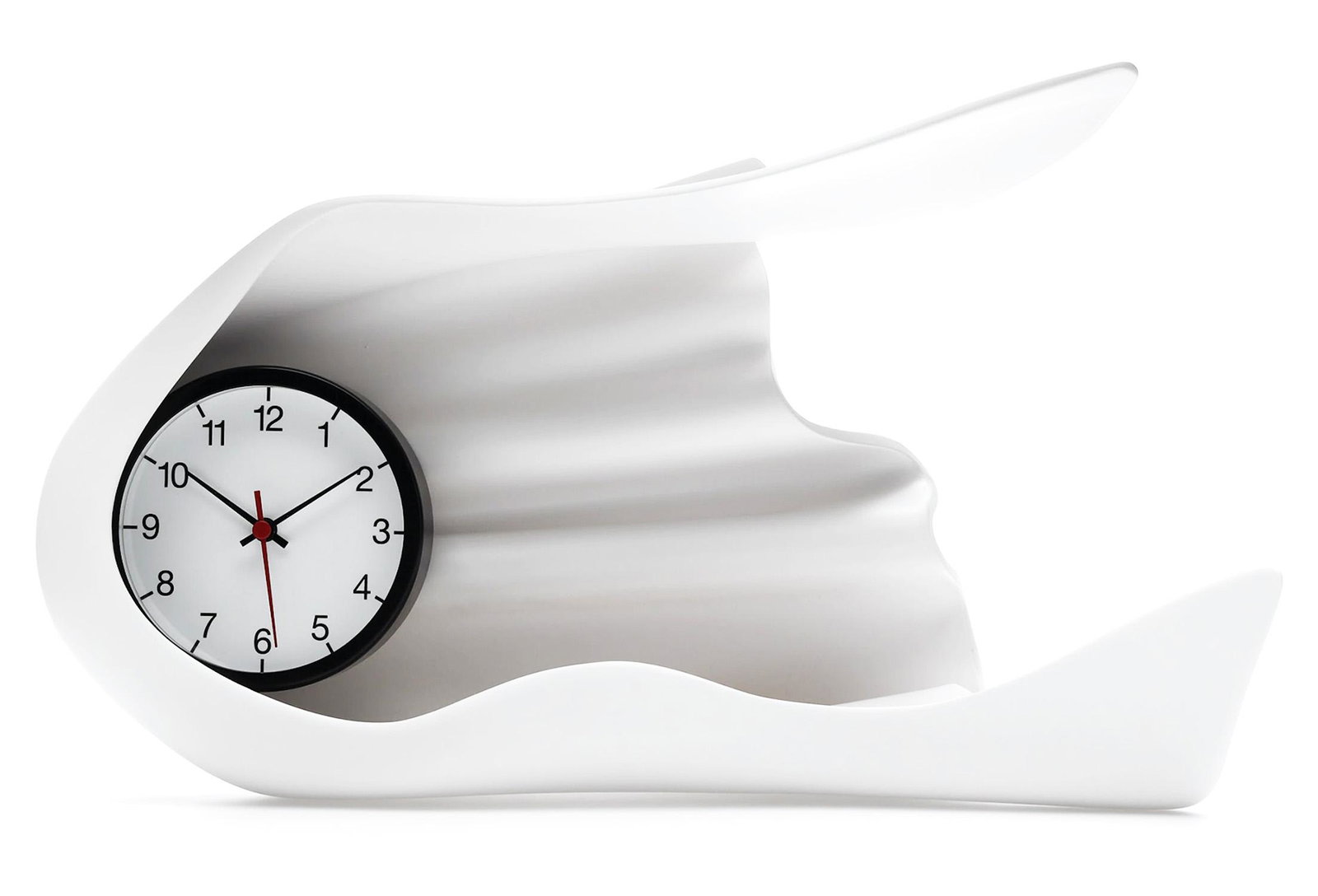 DANIEL ARSHAM 'IKEA Art Event' Flying Wall Clock: 'IKEA Art Event: Flying Wall Clock' by Daniel Arsham, 2021 Limited Edition collab. with home furnishings giant IKEA. Arsham was one of 5 artists chosen to collaborate with the Swedish company for thei