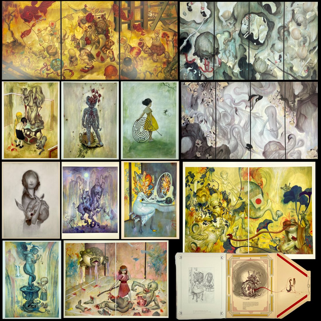 JAMES JEAN 'Kindling' Portfolio Set of 12 Prints (1 of 18)