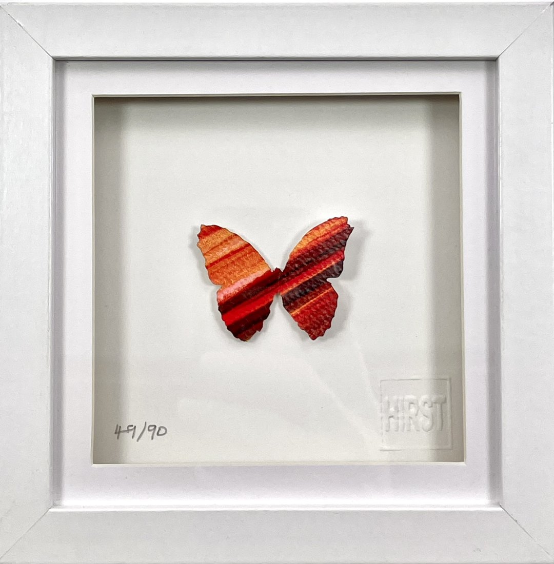 DAMIEN HIRST 'Mini Butterfly #49' (Framed) Acrylic on Paper (1 of 11)