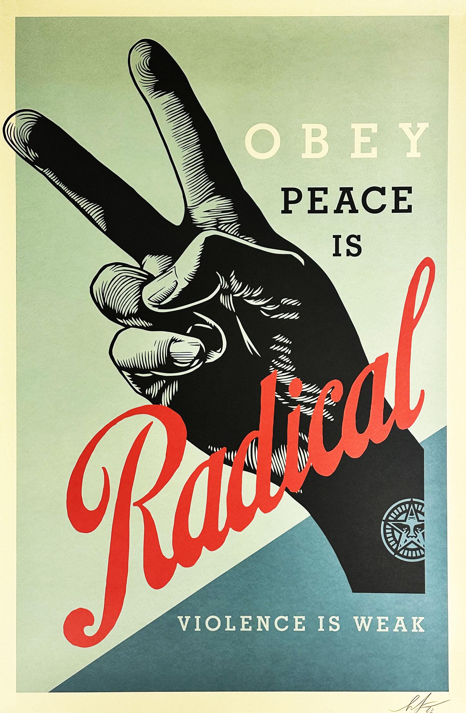 SHEPARD FAIREY 'Radical Peace' (2023) Offset Lithograph (1 of 8)