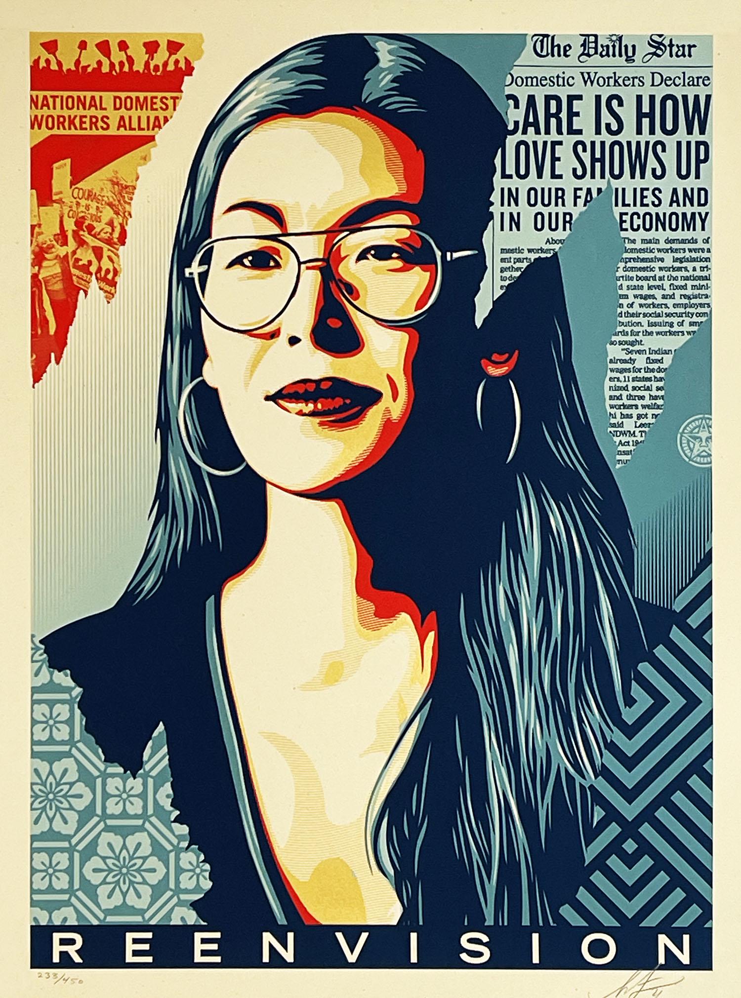 SHEPARD FAIREY x Amplifier 'Reenvision' (2021) AR Screen Print (1 of 9)