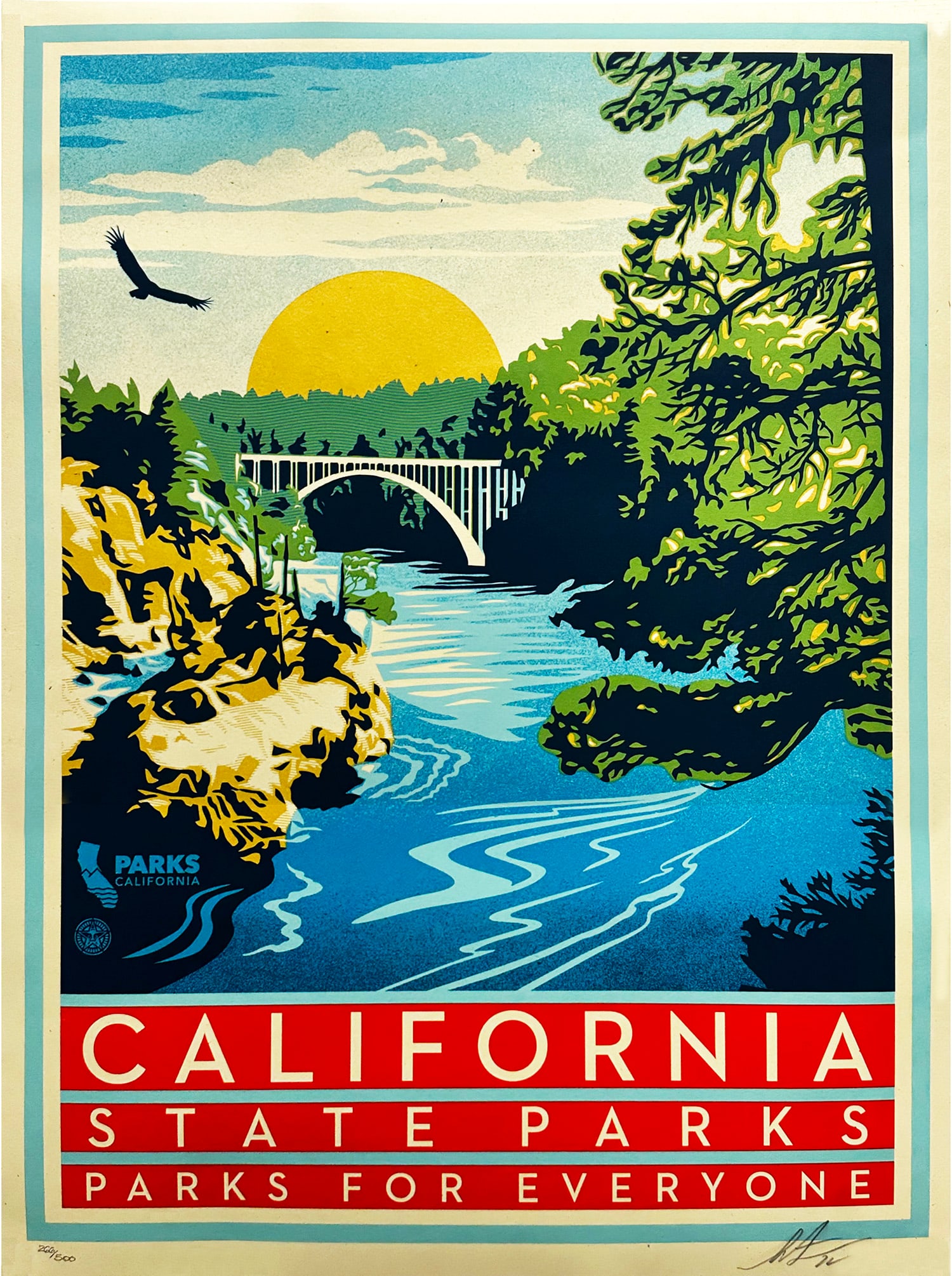 SHEPARD FAIREY 'Parks for Everyone' (2022) Screen Print (1 of 11)