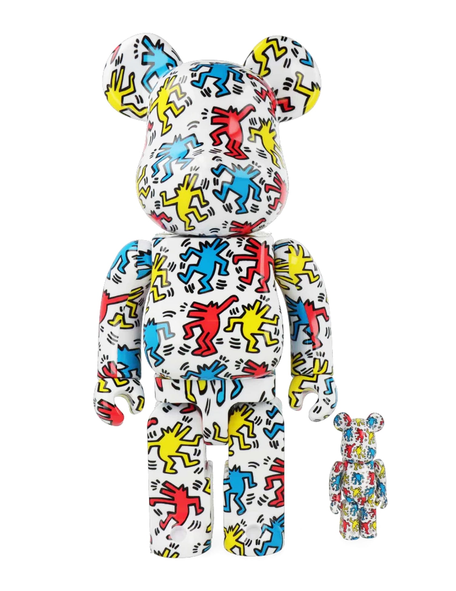 KEITH HARING x Be@rbrick 'Dancing Dogs' Art Figure Set (1 of 10)