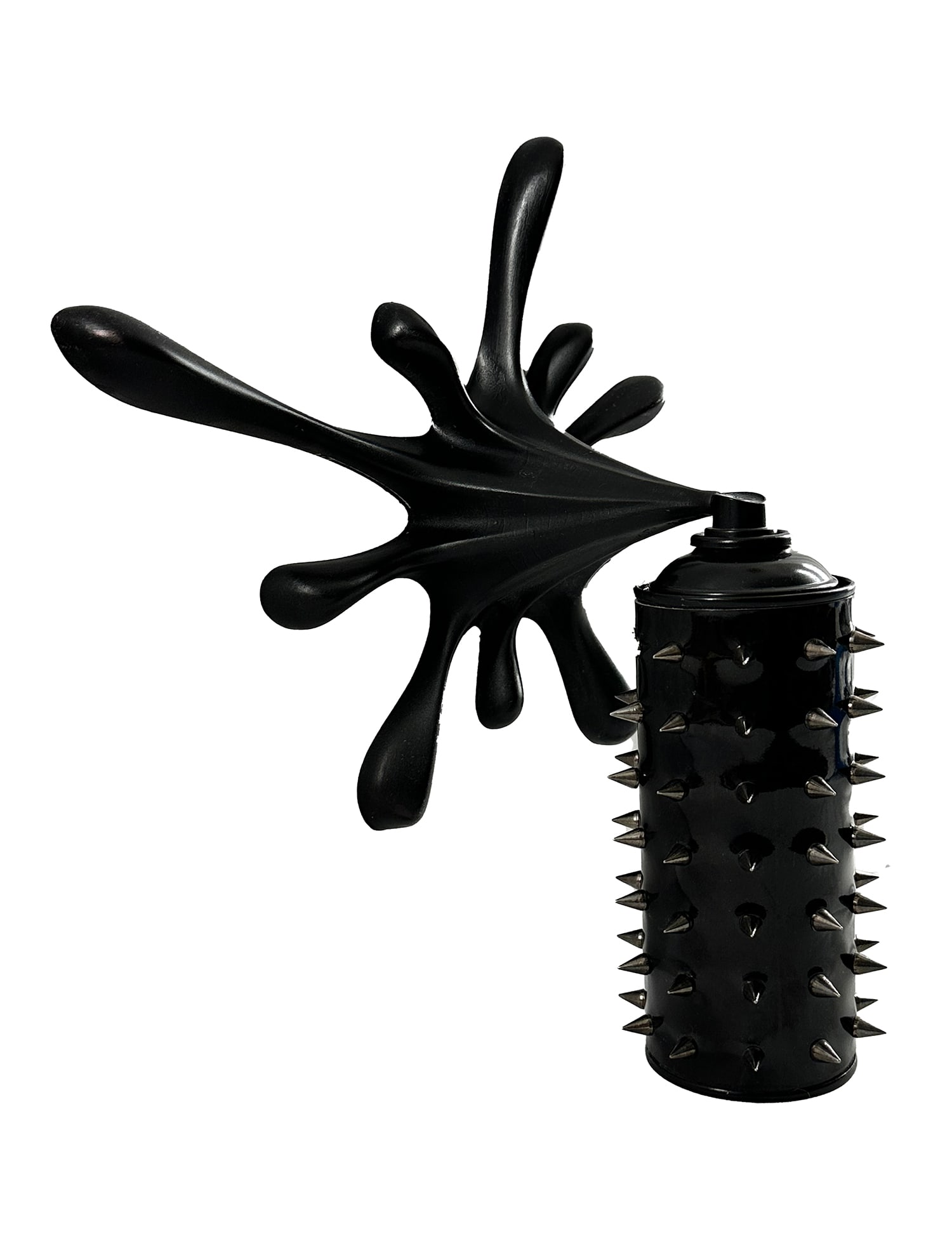 2FAST 'Spiked Splash' (2017) Hand-Painted Spray Can Wall Sculpture (1 of 9)