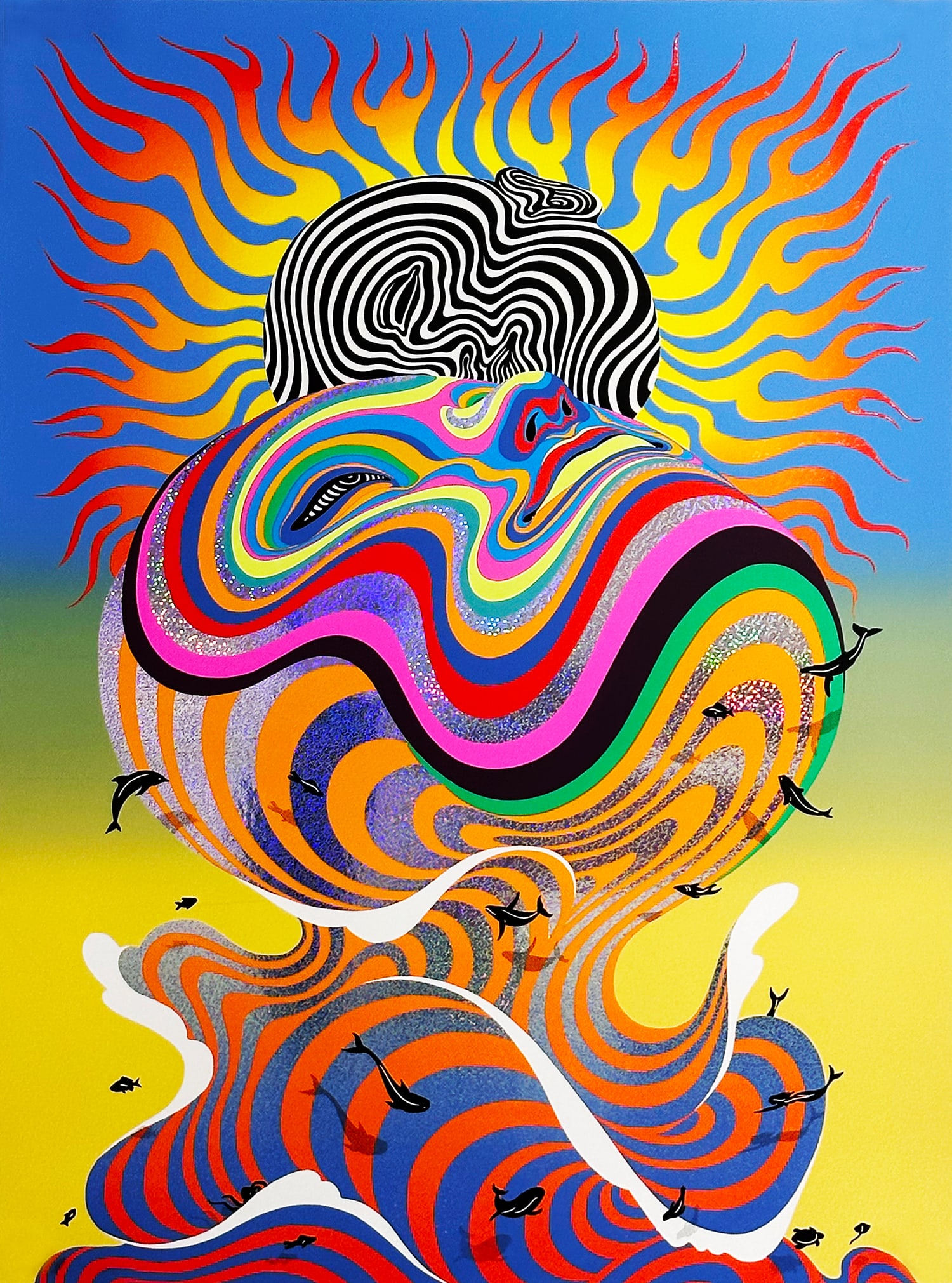 GINA KIEL 'Harmonious Difference' (2022) Screen Print (1 of 8)