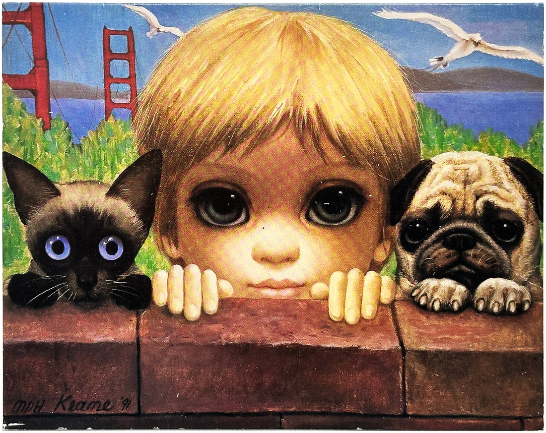MARGARET KEANE 'San Francisco - Here We Come' Original (blank) Greeting Card (1 of 5)