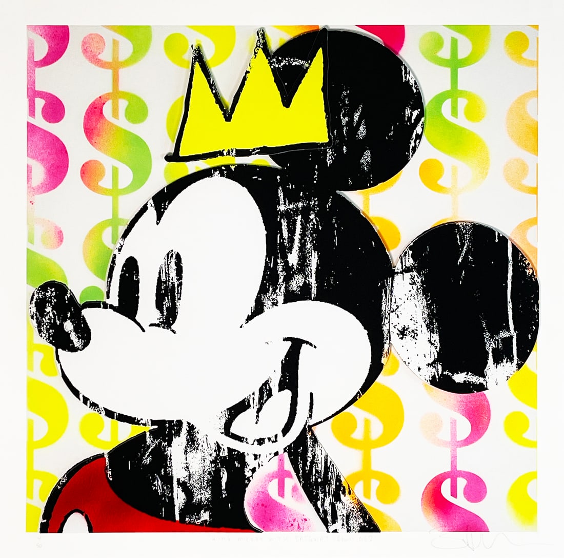 BEN ALLEN 'King Mickey w/Crown 2' (2021) 3D Constructed Print (1 of 11)