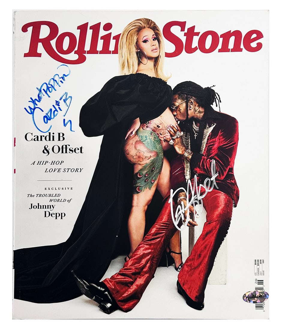 ROLLING STONE 'July 2018' Full-Issue Signed by Cardi B x Offset (1 of 6)