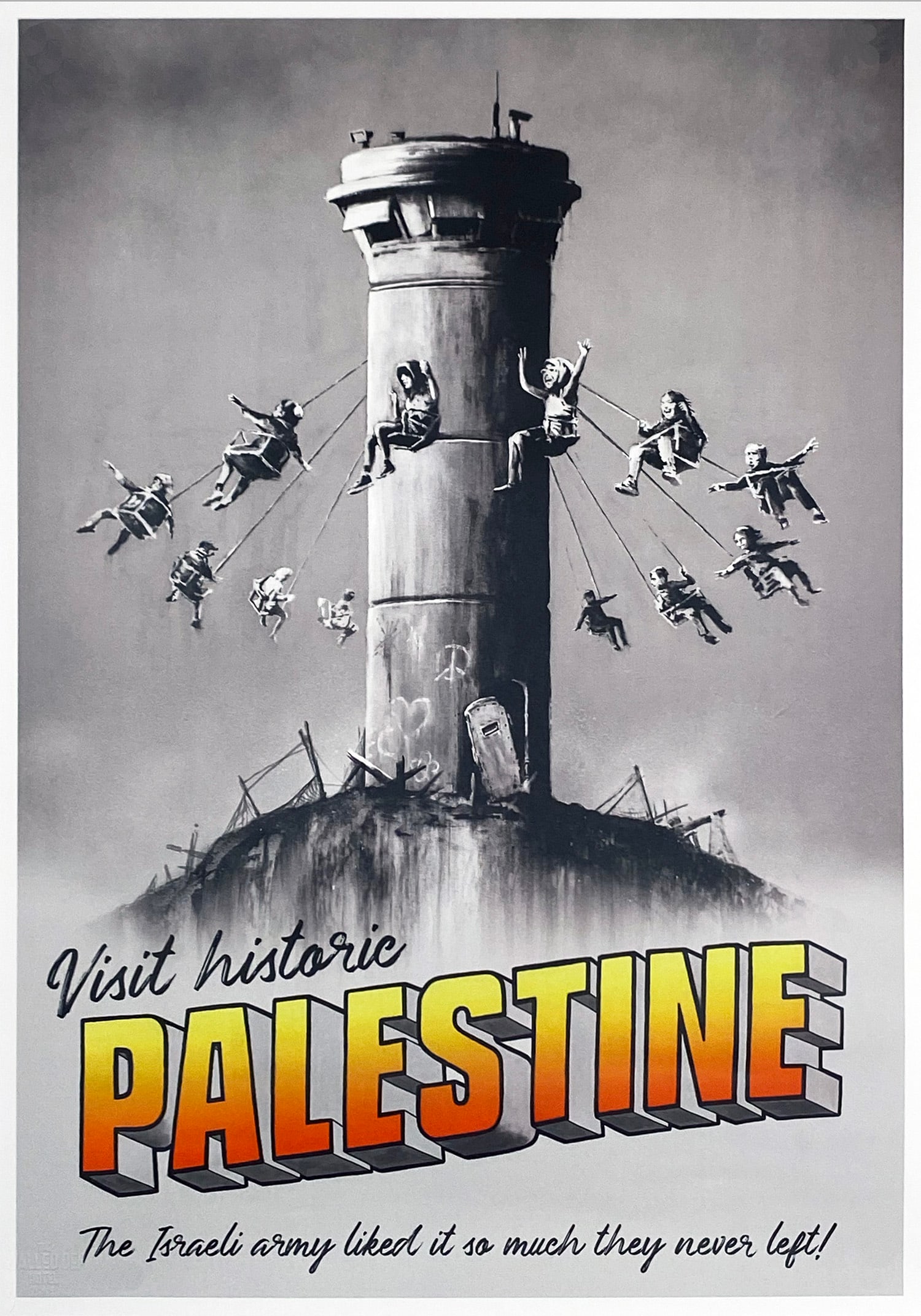 BANKSY 'Visit Historic Palestine' (2019) Lithograph Poster (1 of 14)