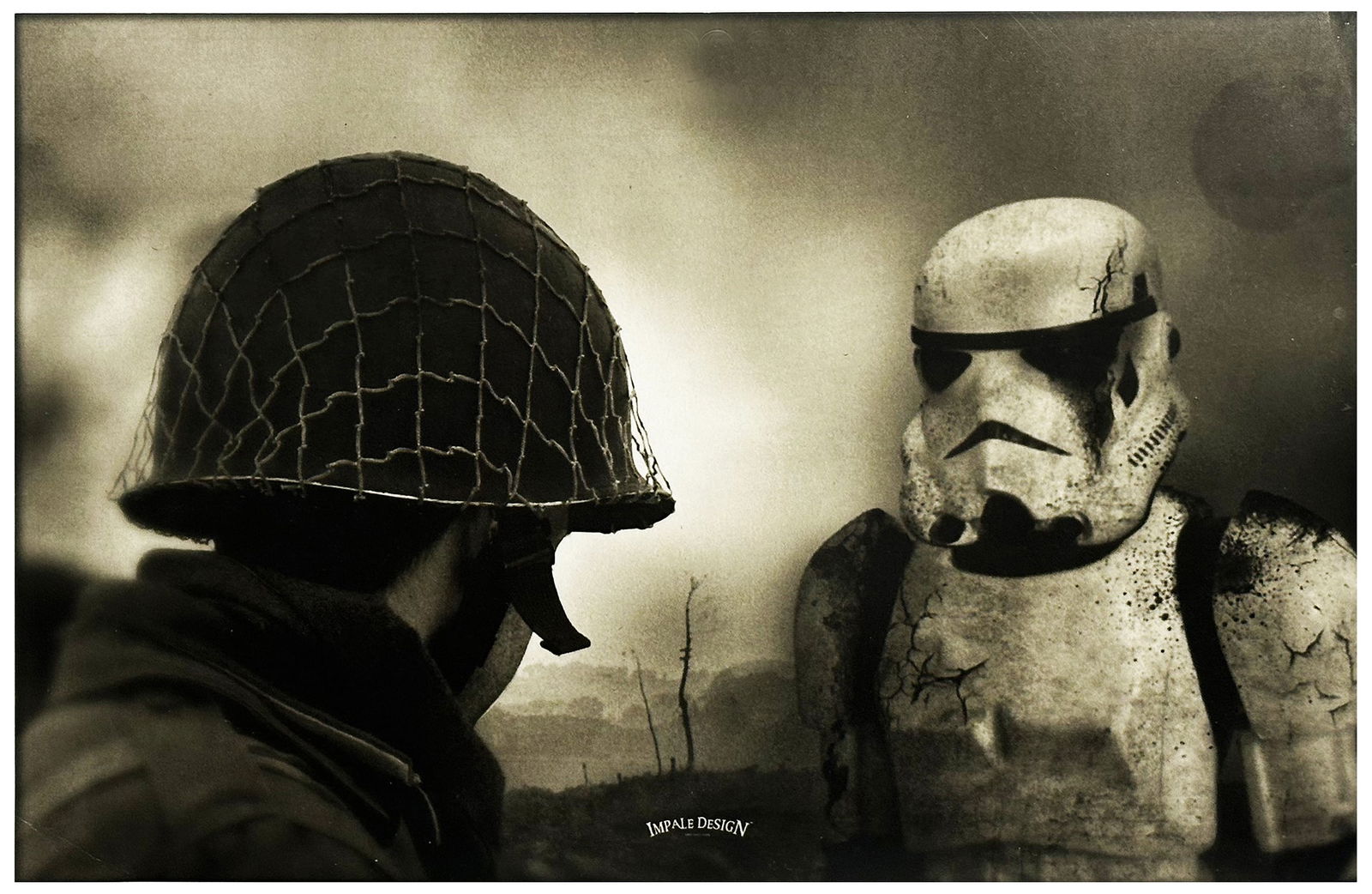 STAR WARS x BILLY LUDWIG 'SW vs WWII: Face to Face' (2005) Offset Lithograph (1 of 6)
