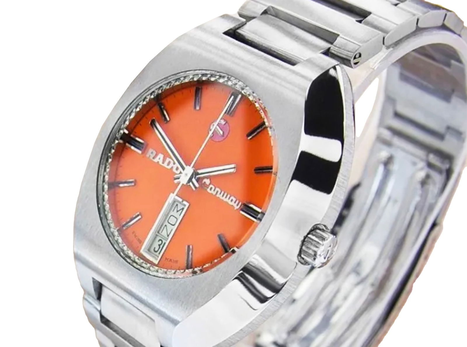 vintage Rare Rado Scheidegg Stainless Steel Automatic