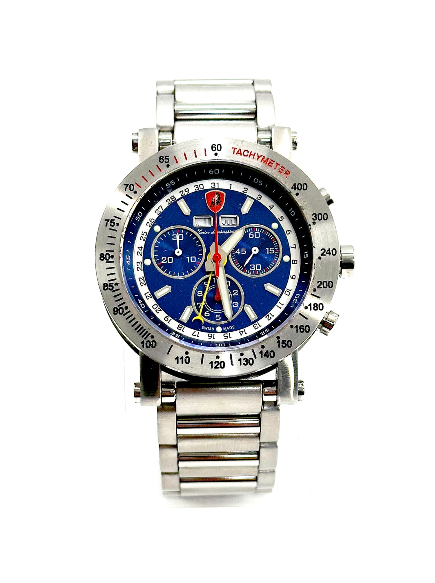 TONINO LAMBORGHINI 'Men's Chronograph' (2016) Swiss-Made Stainless Steel Watch (1 of 8)