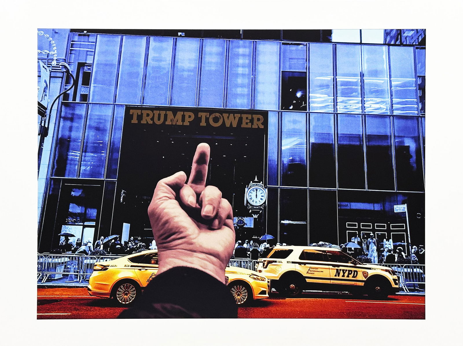 AI WEIWEI 'Making Sense: Trump Tower' (2023) Museum Show Print: 'Study of Perspective: Trump Tower' by Ai Weiwei, 2023 Exhibition print from the artist's 'Making Sense' show at Design Museum, London. 11.8 x 16 Inches 30 x 40 Centimeters Archival pigment print on