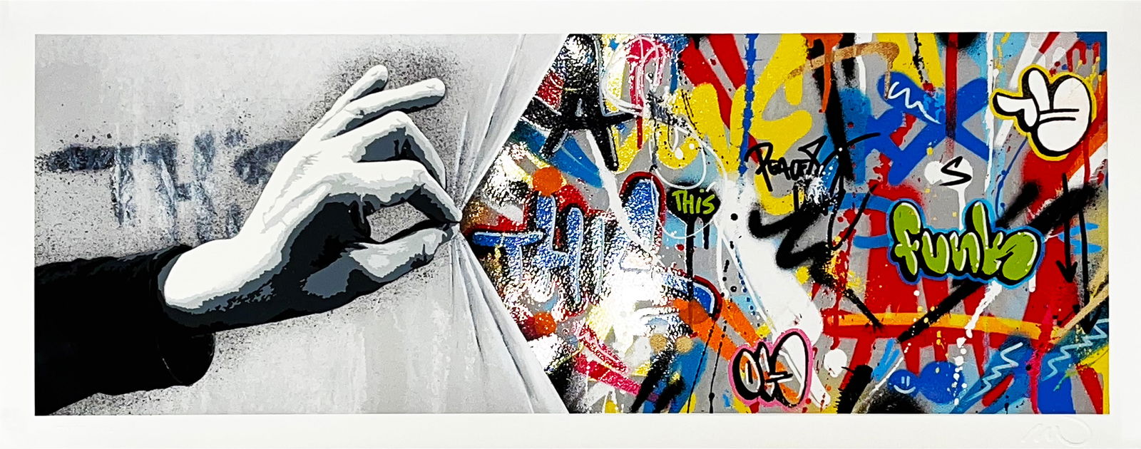 MARTIN WHATSON 'Sneak Peek' (2021) Giclee + Screen Print (1 of 10)