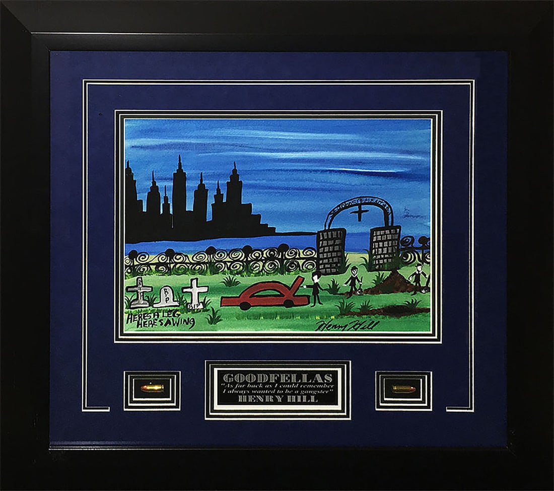 GOODFELLAS - HENRY HILL 'Here's a Leg, Here's a Wing!' (2010) Framed Original Watercolor (1 of 8)