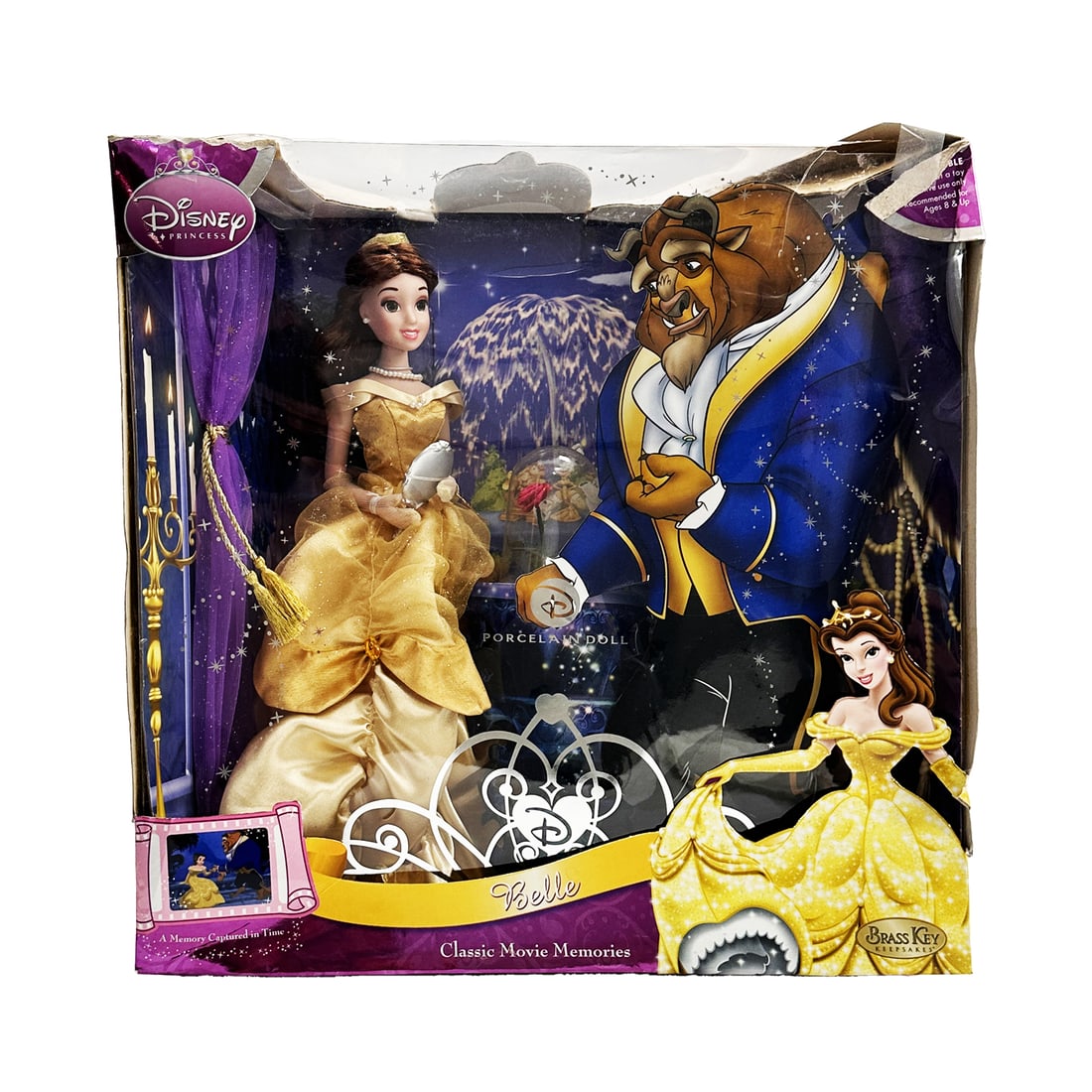 DISNEY x Brass Key 'Beauty and the Beast' (2009) Collectible Porcelain Doll (1 of 7)