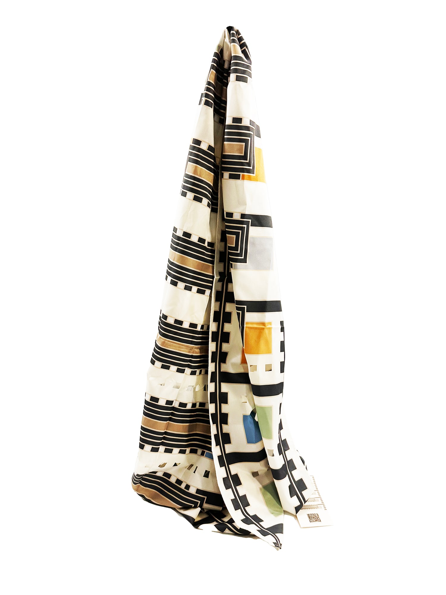 FRANK LLOYD WRIGHT X MoMA 'Usonian House' (2014) NEW Silk Scarf/Wrap (1 of 7)