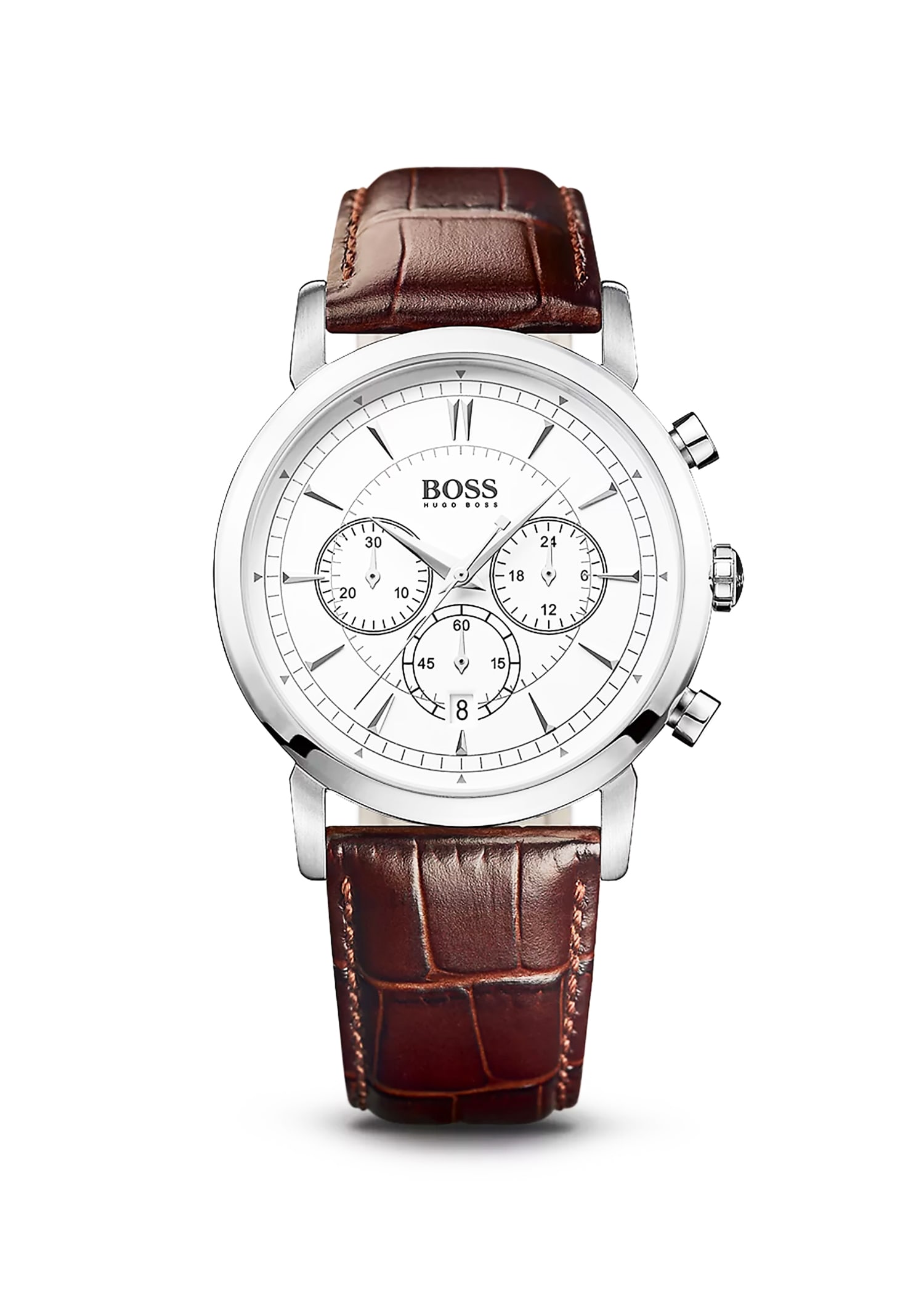 HUGO BOSS 'Men's Chronograph' (2014) White Chronograph Watch (1 of 7)