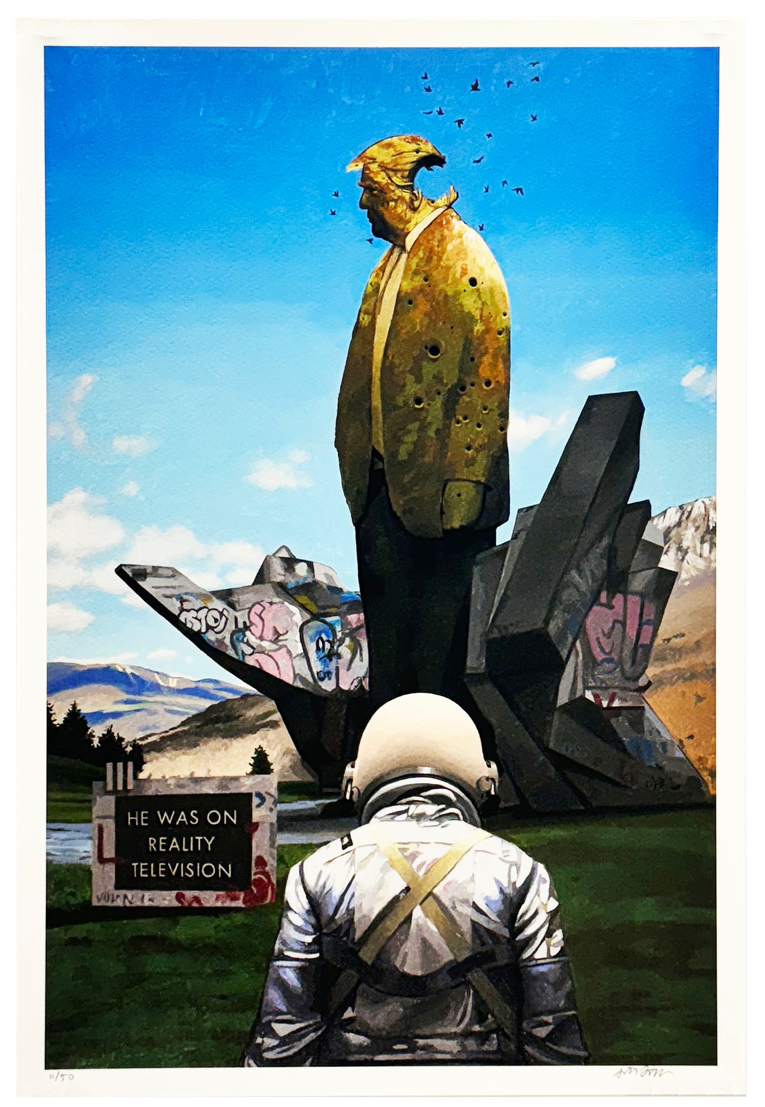 SCOTT LISTFIELD 'Reality Television' (2019) Screen Print (1 of 12)