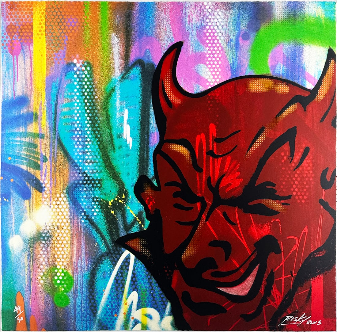 RISK 'Third Rail' (2015) 7-Color Serigraph (1 of 12)