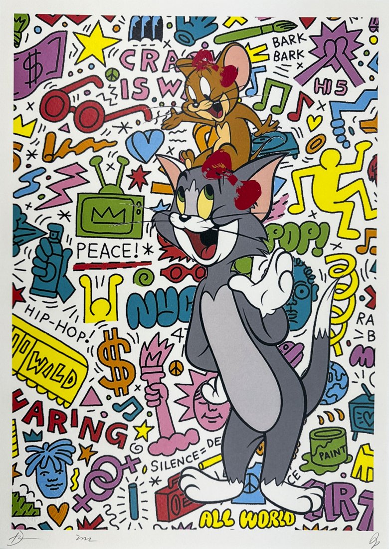 DEATH NYC 'Haring Meets Ben & Jerry' Giclee Print (1 of 5)