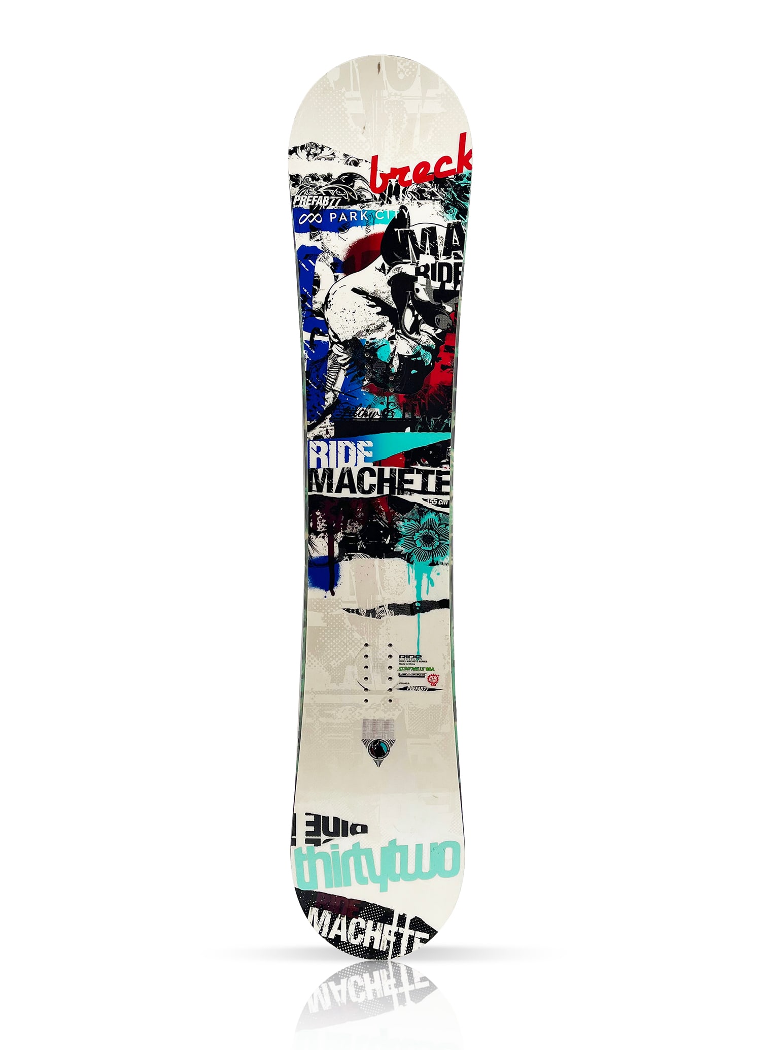 PREFAB 77 x Ride Snowboards 'Machete' (2011) RARE Pro Snowboard (1 of 3)