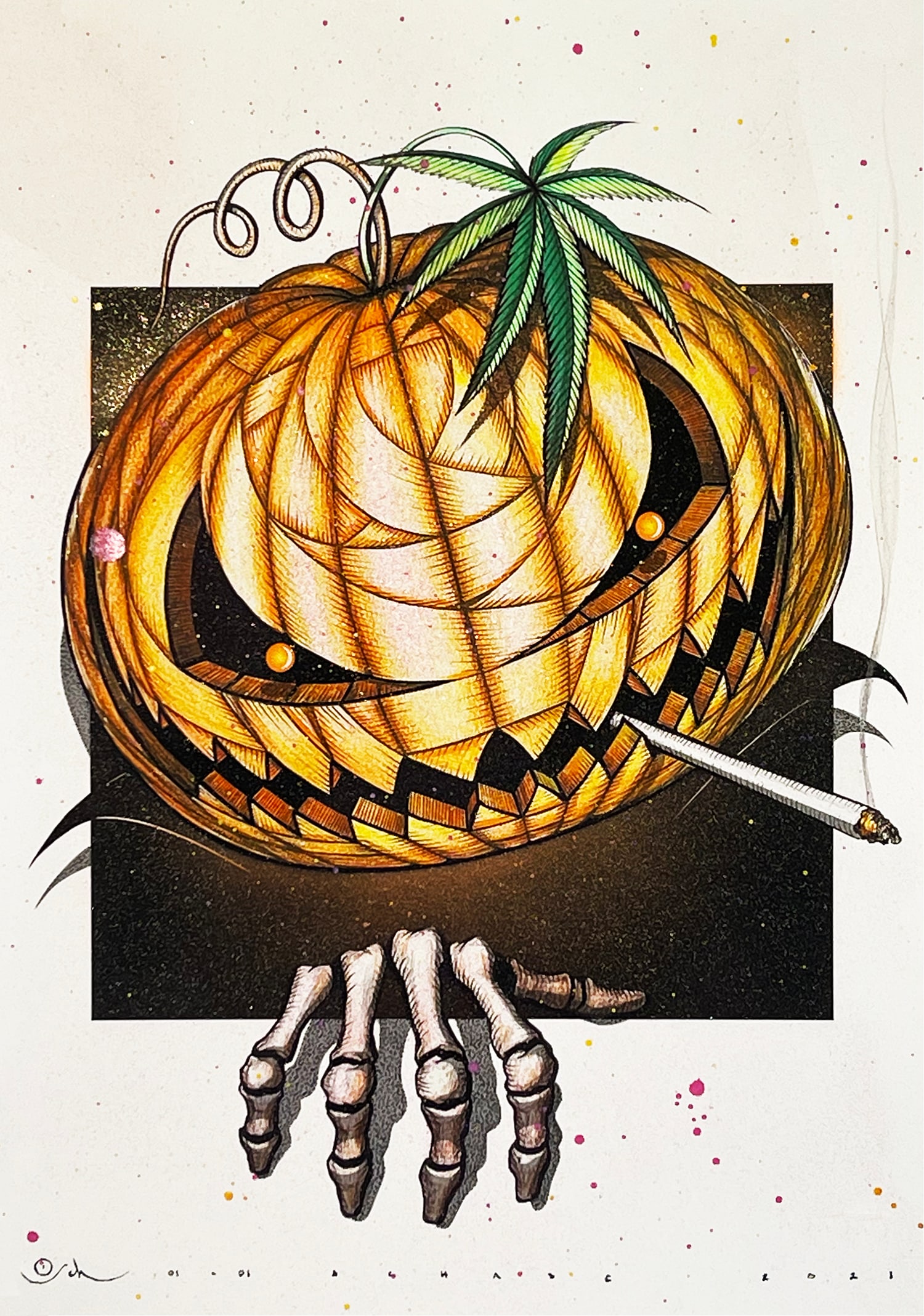 OTTO SCHADE 'Happy HalloWEED' (2021) HE Giclée Print (1 of 11)