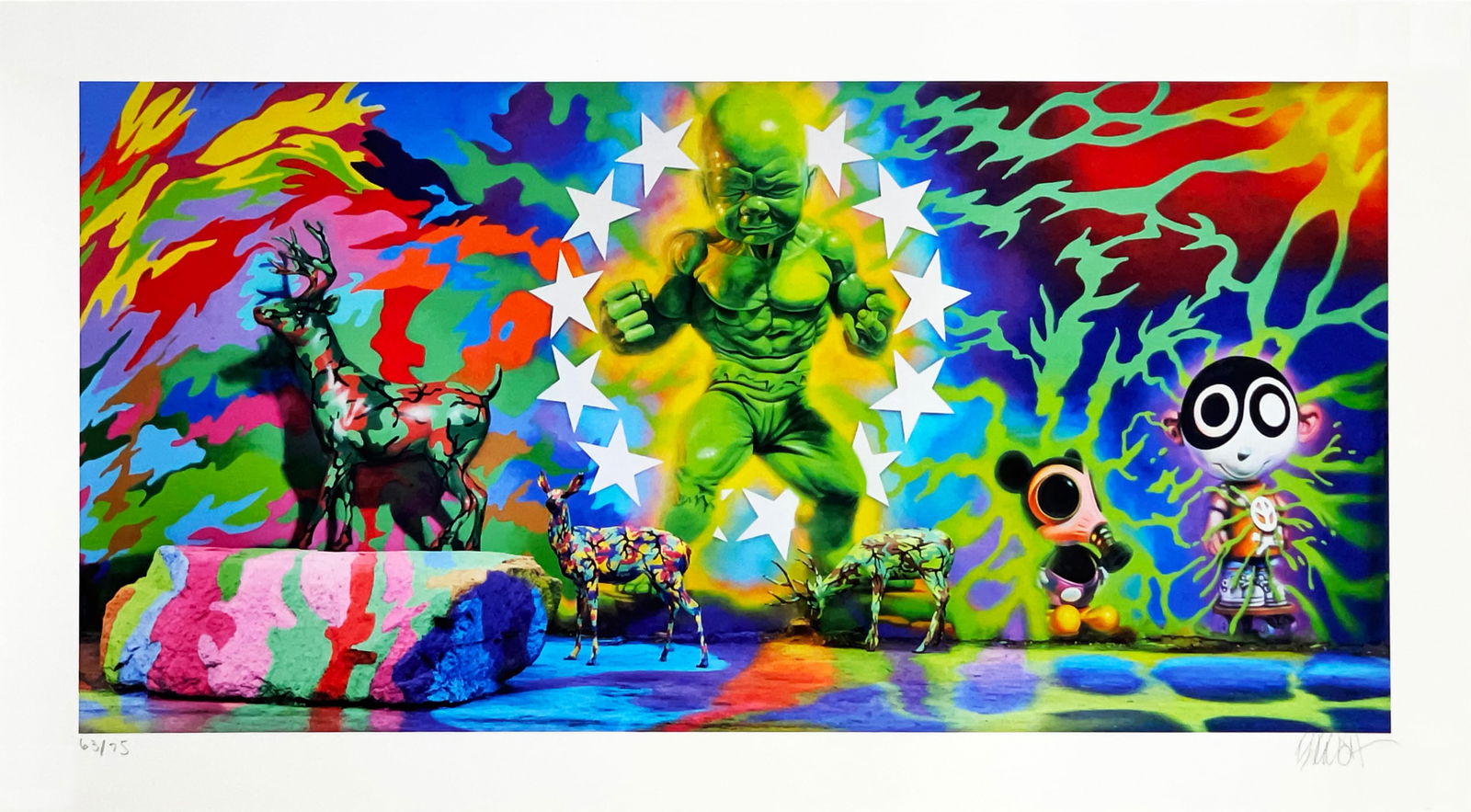 RON ENGLISH 'Commemorative Print' (2009) Archival Giclee Print (1 of 10)